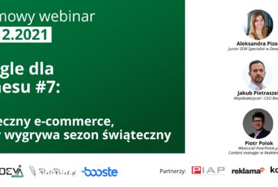 Google dla biznesu - bezpłatny webinar